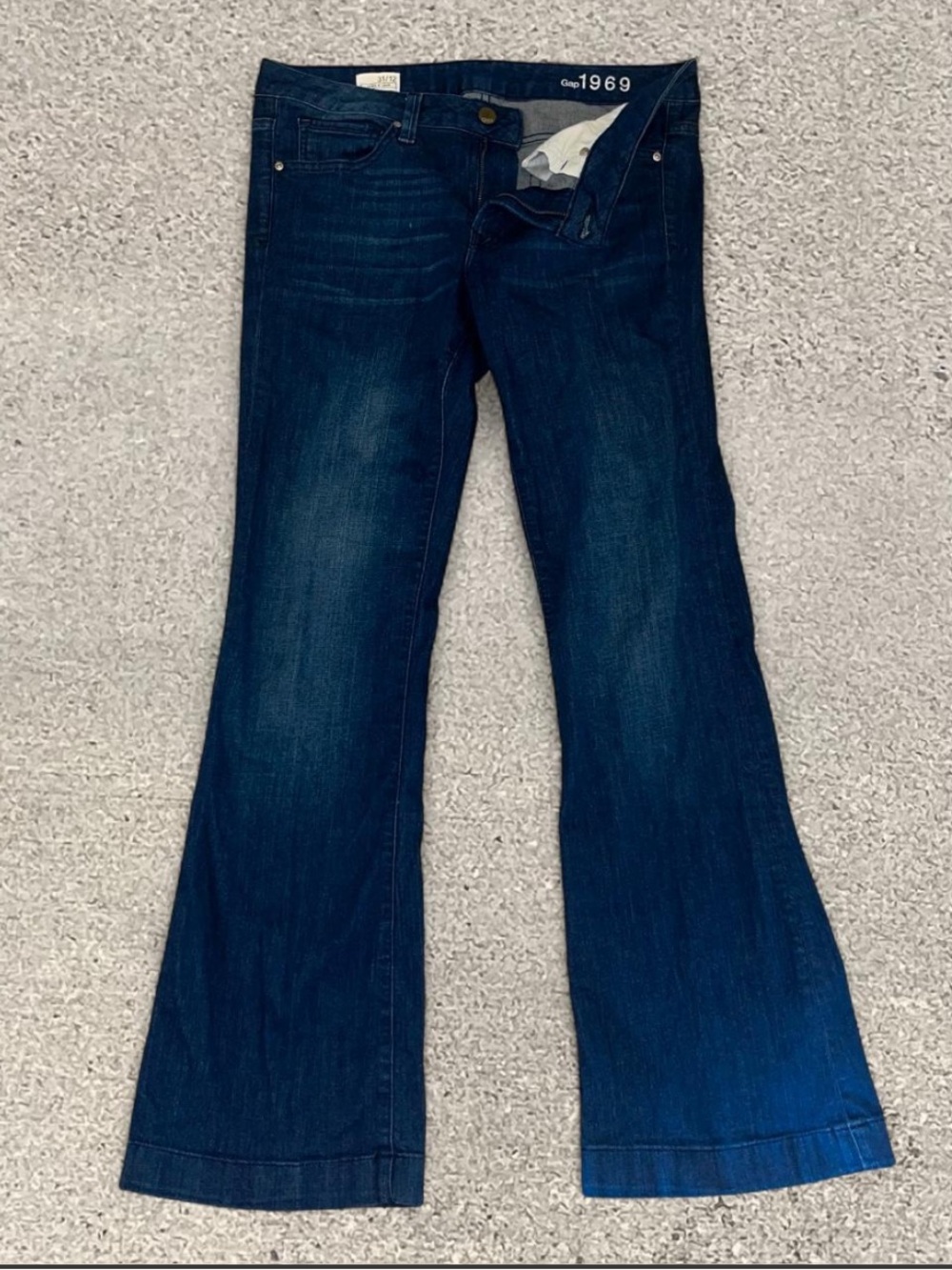GAP Women's Dark Blue Bootcut Jeans